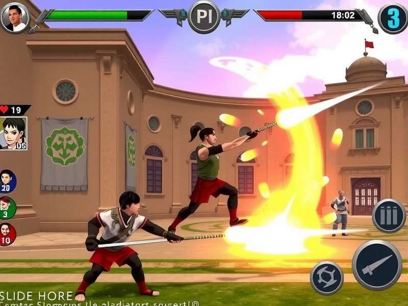 Volley Gladiator Sovereign in action Volley Gladiator Sovereign gameplay screenshot